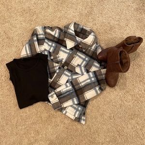 Zara plaid jacket